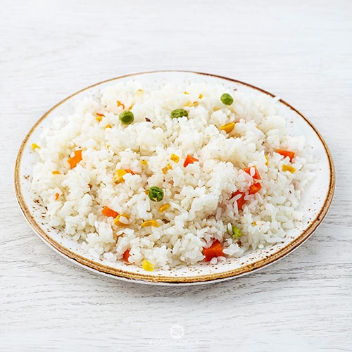 Рис припущенный с овощами 300 г